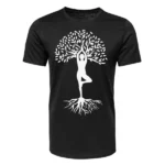 RigeneraNatura, T-Shirt Tree of Harmony nera