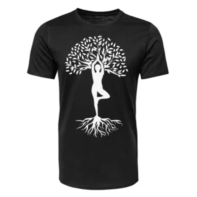 RigeneraNatura, T-Shirt Tree of Harmony nera