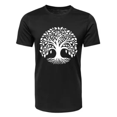 RigeneraNatura, T-Shirt Tree of Life nera