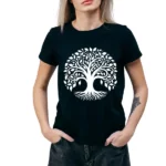 RigeneraNatura, T-Shirt Tree of Life nera