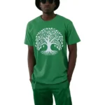 RigeneraNatura, T-Shirt Tree of Life verde